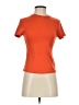 Shein Color Block Orange Short Sleeve Turtleneck Size S - photo 1