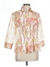 Coldwater Creek Paisley Ivory 3/4 Sleeve Blouse Size L (petite) - photo 1