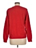 Something Navy Solid Red Pullover Sweater Size M - photo 2