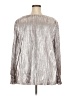 Ava & Viv 100% Polyester Metallic Silver Long Sleeve Blouse Size 3X - photo 2