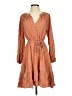 Hem & Thread Brown Casual Dress Size S - photo 1