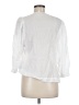 J. McLaughlin White 3/4 Sleeve Blouse Size M - photo 2
