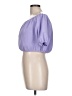 Unbranded 100% Polyester Purple Short Sleeve Blouse Size L - photo 5