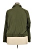 Nine West 100% Polyester Solid Green Track Jacket Size XXL - photo 2