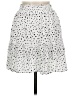 Crescent Polka Dots White Casual Skirt Size M - photo 2