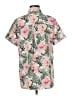 Unbranded 100% Polyester Tropical Pink Short Sleeve Blouse Size M - photo 2