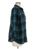 J.Jill Plaid Green Long Sleeve Button-Down Shirt Size Med Petite - photo 4
