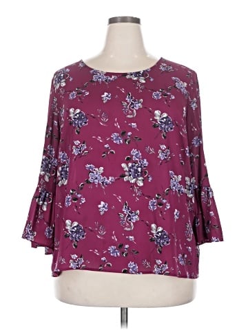 Elle 3/4 Sleeve Blouse (view 1)