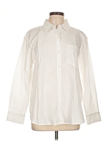 Banana Republic Factory Store Long Sleeve Button-Down Shirt (view 1)