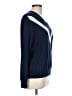 Tory Sport 100% Wool Chevron-herringbone Blue Wool Pullover Sweater Size L - photo 4