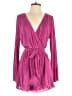 Lulus 100% Polyester Solid Pink Romper Size S - photo 1