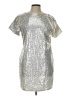Assorted Brands Metallic Silver Cocktail Dress Size L (estimated) - photo 1