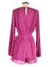Lulus 100% Polyester Solid Pink Romper Size S - photo 2