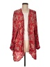 Billabong 100% Rayon Red Kimono Size Med - Lg - photo 1