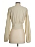 Monki Ivory Long Sleeve Blouse Size S - photo 2
