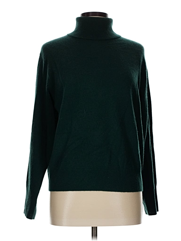 Tuckernuck Cashmere Pullover Sweater: Green Sweaters & Sweatshirts - Size Large