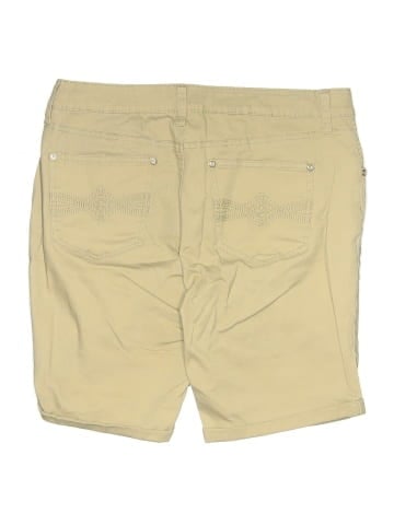 New Directions Khaki Shorts (view 2)