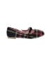 Assorted Brands Plaid Burgundy Flats Size 6 - photo 1