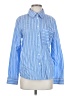 Lulus 100% Cotton Stripes Blue Long Sleeve Button-Down Shirt Size S - photo 1