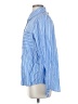 Lulus 100% Cotton Stripes Blue Long Sleeve Button-Down Shirt Size S - photo 5