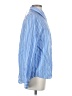 Lulus 100% Cotton Stripes Blue Long Sleeve Button-Down Shirt Size S - photo 4