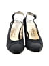 Salvatore Ferragamo Blue Black Heels Size 9 (slim) - photo 2