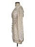Windsor Metallic Silver Cocktail Dress Size S - photo 5