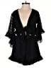 Saints + Secrets 100% Polyester Tweed Black Romper Size XS - photo 1