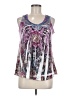 Apt. 9 100% Polyester Purple Sleeveless Blouse Size M - photo 1