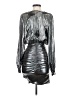 House of CB Metallic Silver Cocktail Dress Size S - photo 2