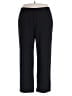Tiana B. Solid Black Casual Pants Size 2X - photo 1