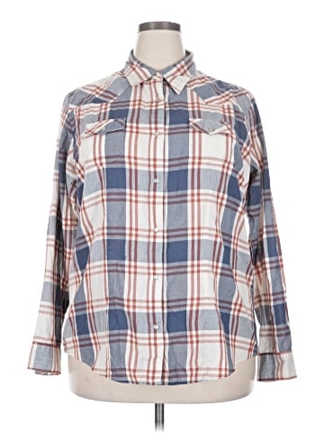 Wrangler Jeans Co Long Sleeve Button-Down Shirt (view 1)
