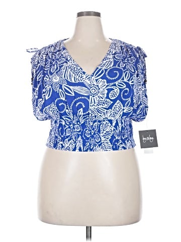 By & By Short Sleeve Blouse (view 1)