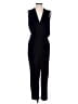 Diane von Furstenberg Solid Black Jumpsuit Size 4 - photo 1