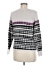 Nic + Zoe Checkered-gingham White Pullover Sweater Size M - photo 2