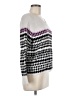 Nic + Zoe Checkered-gingham White Pullover Sweater Size M - photo 4