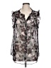 Unbranded Silver Sleeveless Blouse Size L (estimated) - photo 1