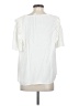 FRAME 100% Viscose Ivory Short Sleeve Blouse Size S - photo 2