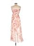 Venus 100% Polyester Floral Pink Cocktail Dress Size M - photo 2