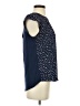 Fortune + Ivy 100% Polyester Blue Sleeveless Blouse Size XS - photo 4