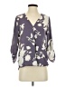 West Kei 100% Polyester Gray 3/4 Sleeve Blouse Size S - photo 1