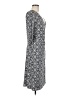 Bisou Bisou Print Gray Casual Dress Size 6 - photo 4