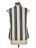 Iris Setlakwe 100% Polyester Stripes Ivory Sleeveless Blouse Size 8 - photo 2