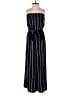 Soprano 100% Polyester Stripes Black Jumpsuit Size XS - photo 1