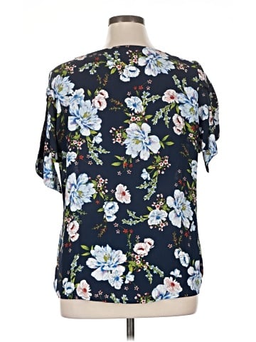 Roz & Ali Short Sleeve Blouse (view 2)