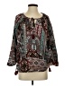 Miss Me 100% Polyester Teal 3/4 Sleeve Blouse Size S - photo 1