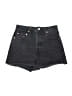 Levi's Black Denim Shorts Size 25 waist - photo 1