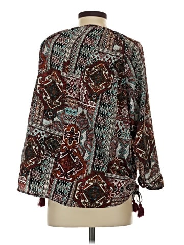 Miss Me 3/4 Sleeve Blouse (view 2)
