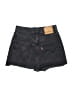 Levi's Black Denim Shorts Size 25 waist - photo 2