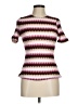 Shein Burgundy Short Sleeve Top Size 6 - photo 1